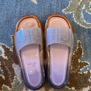 TORY BURCH BUBBLE JELLY SANDALS